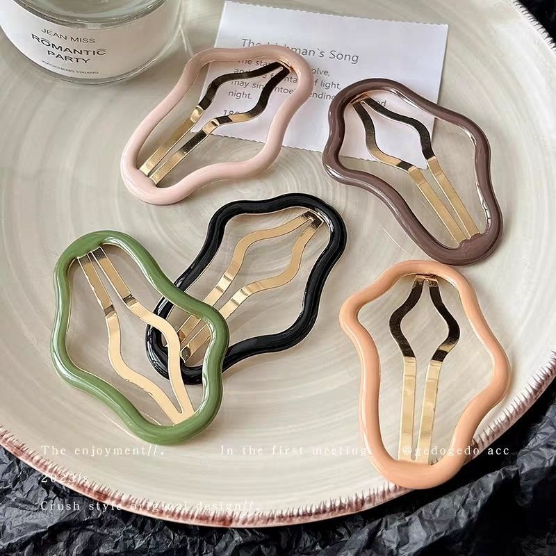 Kẹp tóc đám mây gợn sóng và ngôi sao màu pastel nhẹ nhàng ngọt ngào K40