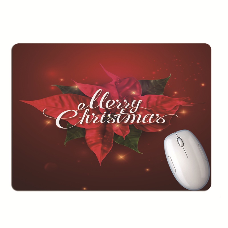 Tấm Lót Chuột Và Bàn Phím Họa Tiết Giáng Sinh Dễ Thương