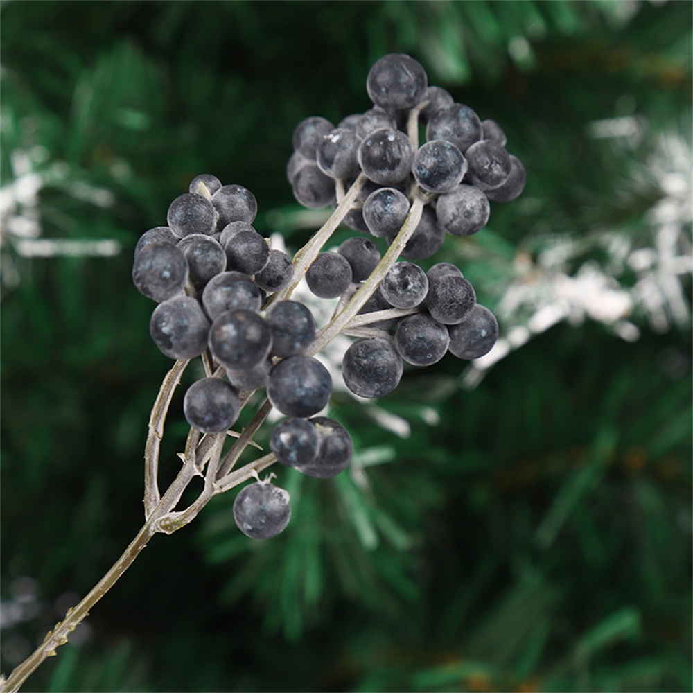 Hoa nhân tạo hữu ích Red Berry Branch Trang trí ngày lễ Vòng hoa anh đào tiện lợi Đồ trang trí Giáng sinh Plug-in trái cây Giáng sinh ngắn gọn, giúp cuộc sống gia đình thoải mái hơn