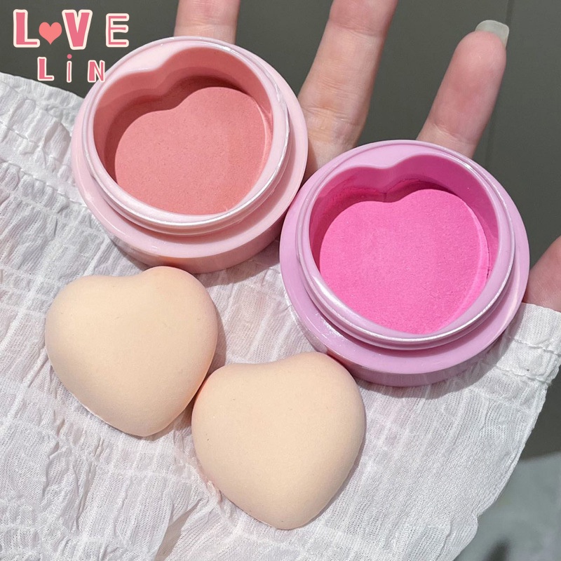 Herorange ~ Phấn Má Hồng Dạng Kem Cảm Giác Khí Bướm Màu Tím Tự Nhiên Sáng Da Cho Nữ