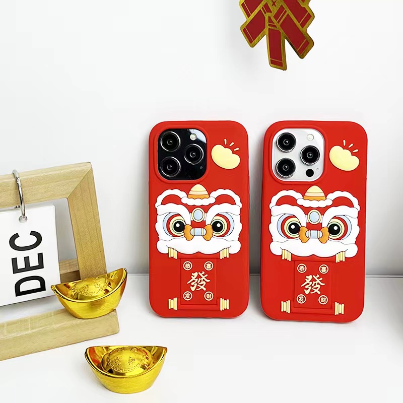 Ốp Điện Thoại Hình Sư Tử 3d Cho iphone 15 14 13 12 11 pro max 15pro 14pro 13pro