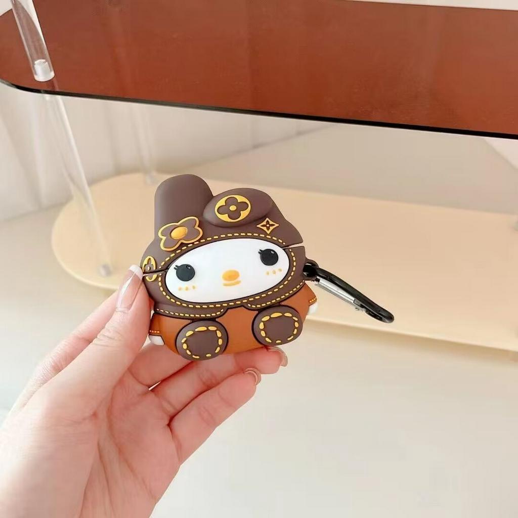 Dễ Thương Vỏ Bảo Vệ Hộp Sạc Tai nghe không dây airpods pro gen 2 1 2 3 Họa Tiết Hoạt Hình melody