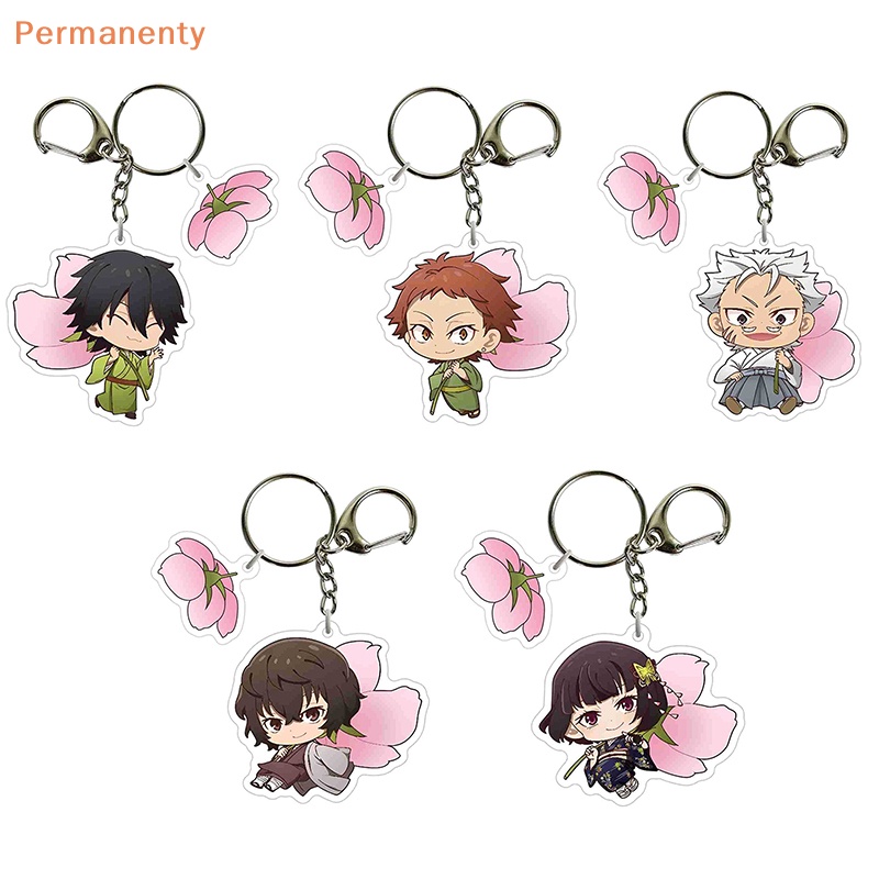 Móc Khóa Hình Chú Chó bungou stray dogs Bằng Nhựa Dễ Thương