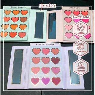 Bảng má hồng plouise cream & powder 12ô