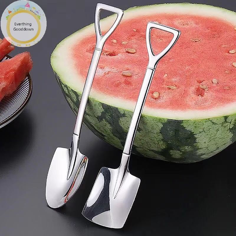 Muỗng Ăn Kem / Dưa Hấu Bằng Thép Không Gỉ 304 Phong Cách retro Sáng Tạo