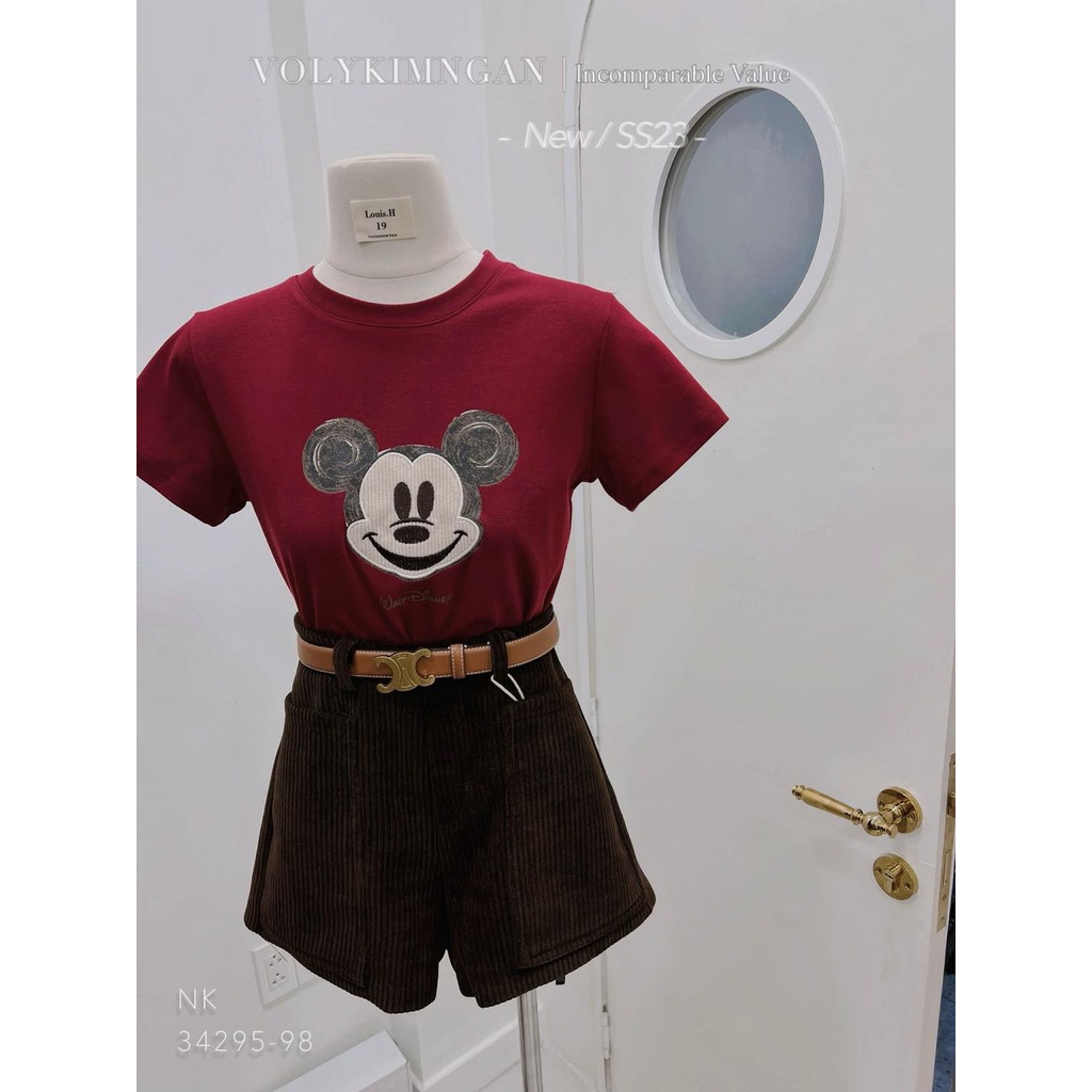 Áo ba.sic đầu mic.key louis.h