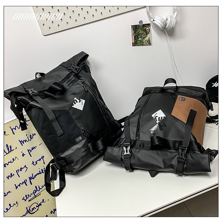 Balo mẫu mới phong cách Hàn myca-BASIIL size trung 5 BỘ DE4