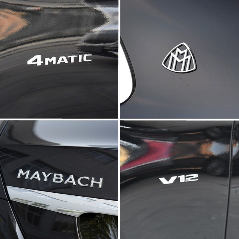 Nhãn Logo Xe Benz Sửa Đổi Maybach Maybach Logo Xe S450 18 19 Phong Cách Mới Maybach Đứng Logo S-Clas