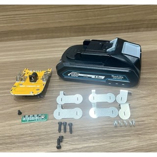 Vỏ mạch makita 5s-1p 18v 4ah cell 21700 sạc adapter, dùng mạch vàng phổ thông.