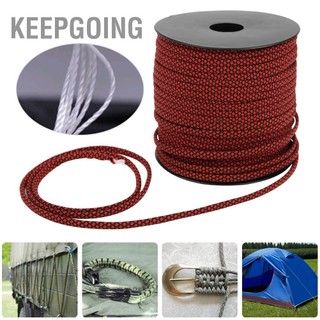 Keepgoing 50m 4mm 7 lõi paracord cứu hộ buộc lều dây cắm trại cho ngoài trời vòng tay dệt