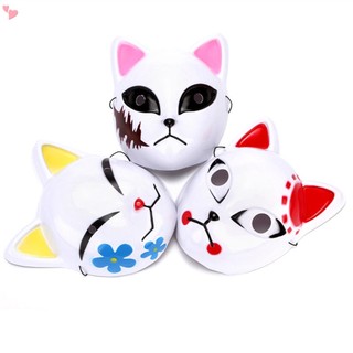 Mặt nạ hóa trang halloween hình mặt nạ cáo có đèn led độc đáo