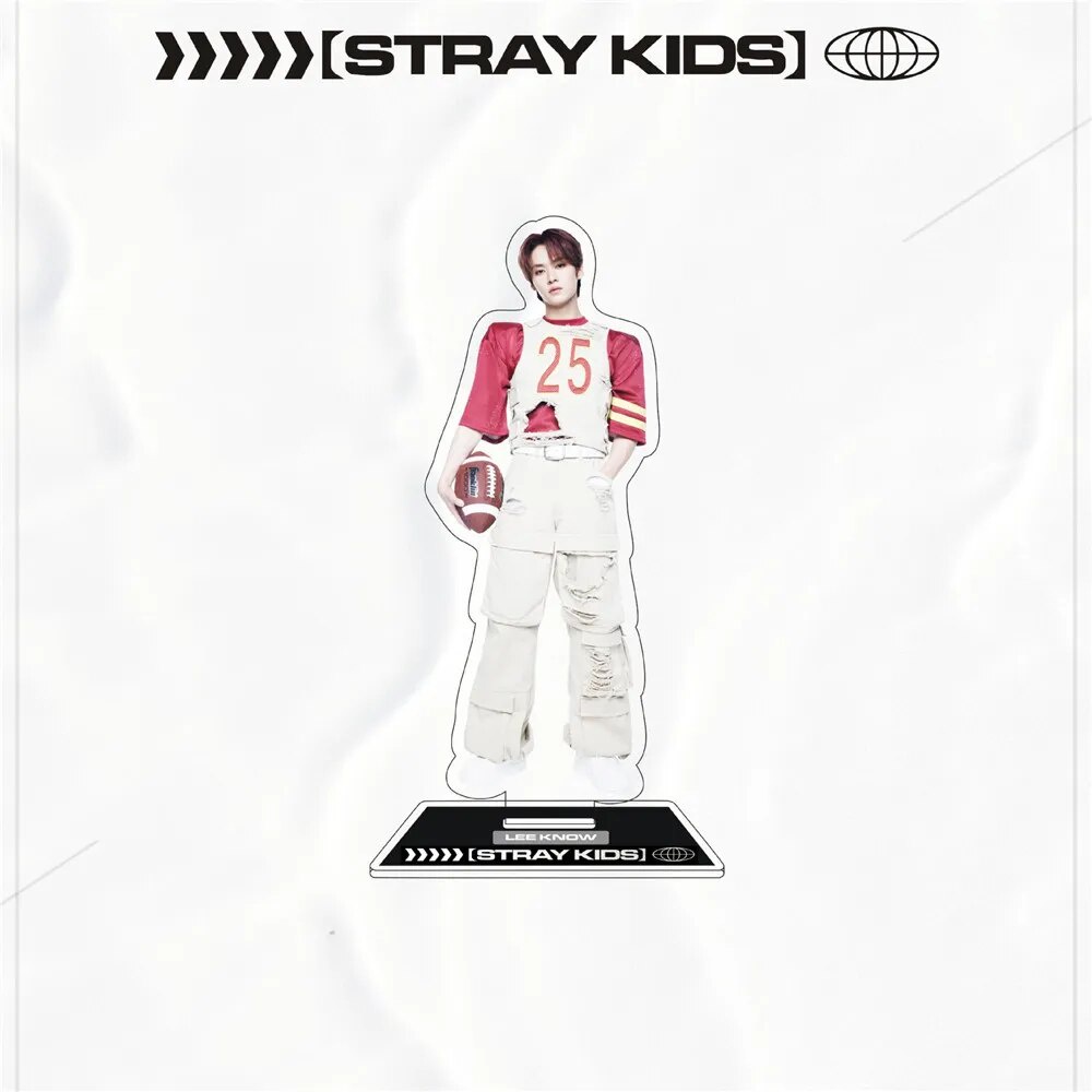 Mô hình Standee Kpop Stray Kids Hyunjin Felix Bangchan Lee Know Changbin Seungmin Phụ kiện trang trí để bàn góc học tập
