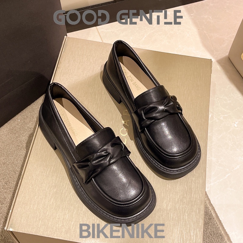 BIKENIKE Giày búp bê giày nữ 2023 NEW Mùa hè Vintage England phong cách thiết lập Mary Jane đơn giày2307341