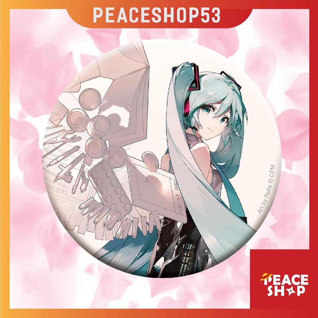 Huy hiệu Hatsune Miku Vocaloid Lấp Lánh Huy Hiệu Vocaloid Ver 8 HH66