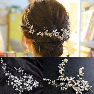 Cô dâu kẹp tóc cưới cô dâu phụ kiện tóc sang trọng đầu hoa tràng hoa tiara mũ đội đầu cho nữ