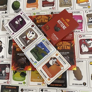 Bộ Bài Exploding Kittens - Trò Chơi Mèo Nổ Uống Đê