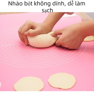Tấm Lót Nhào Bột Silicon,Thảm lót nướng, nhào bột, cán bột bằng silicone kích cỡ 29x26cm-SU888