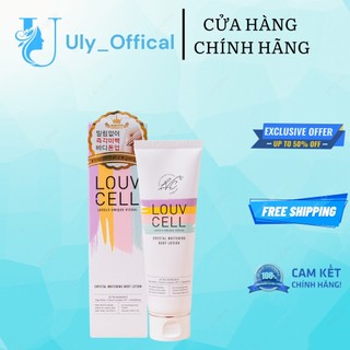 Kem dưỡng ẩm trắng da body Louv Cell Crystal Whitening Body Lotion 120ml