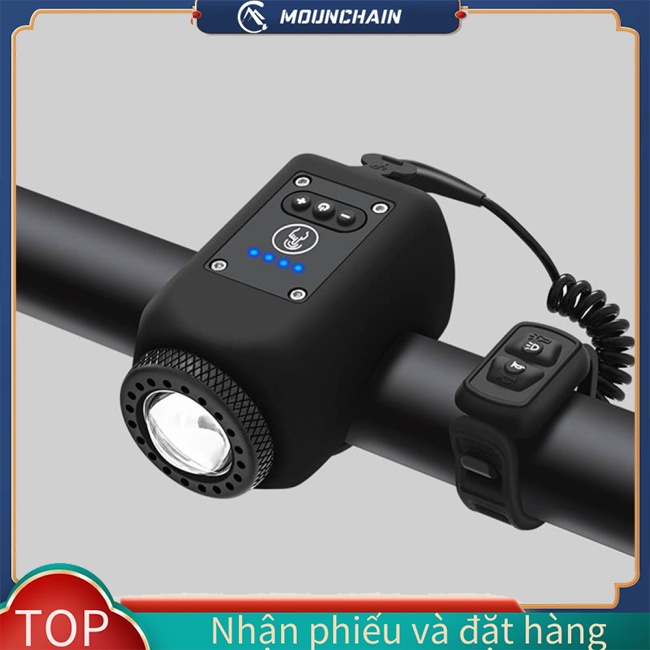 Đèn Pin Siêu Sáng Gắn Phía Trước Xe Đạp Leo Núi Mtb