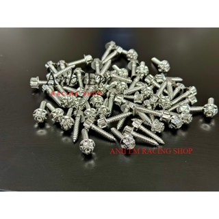  ỐC INOX 304 SALAYA 5li23 TRỤ D3 GẮN PÔ E VISION AB VARIO SH  GIÁ BÁN 1 CON ỐC  