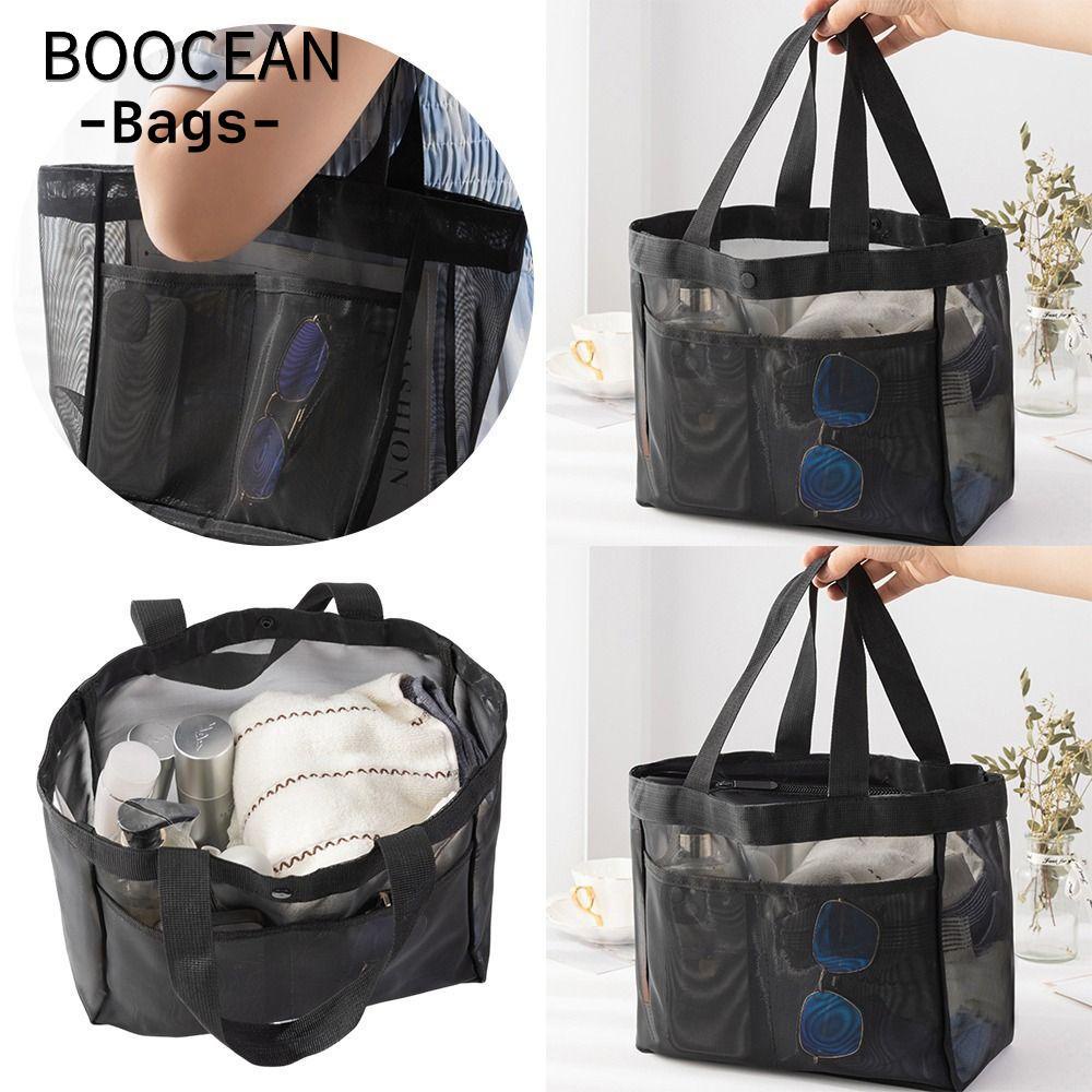 BOOCEAN Lưới Đựng Đồ Trang Điểm Trong Suốt Sức Chứa Lớn Đa Năng Dành Cho Nữ