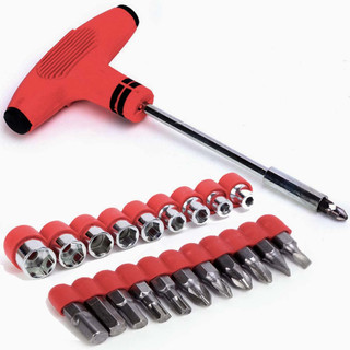 Lục giác đa năng bộ tua vít đa năng bộ khẩu lục giác tua vít kiểu chữ t bộ lục giác đầu khẩu 21 phụ kiện