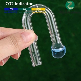 Zhaocaimao Bộ khuếch tán CO2 Máy kiểm tra Máy đo cỏ Bể cá cho cây thủy sinh Phụ kiện PH Máy kiểm tra giọt thủy tinh