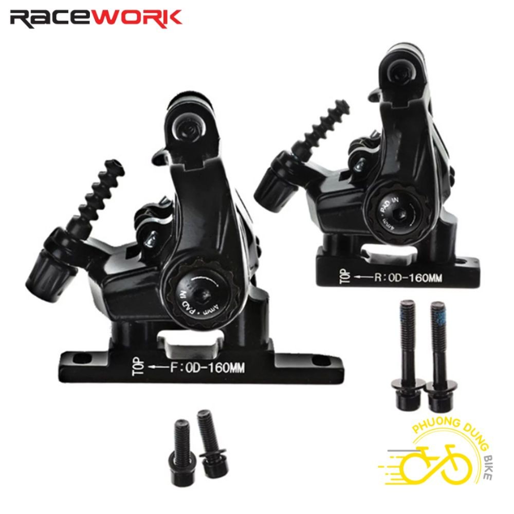 Bộ Cụm phanh thắng đĩa cho xe đạp Road RACEWORK