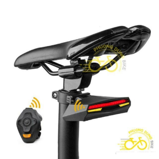 Đèn sau xi nhan xe đạp cao cấp C1 Wireless Remote