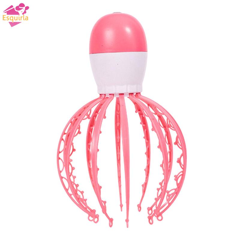 Esquirla Máy massage Đầu Hình Bạch Tuộc Giúp Thư Giãn Cho Tóc Giả