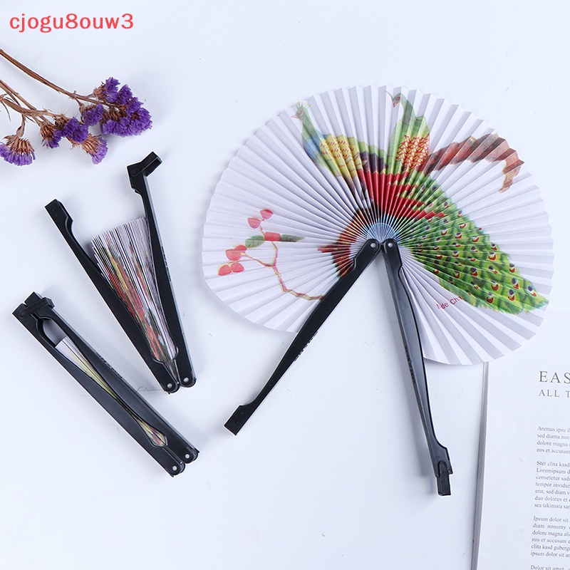 OOO mùa hè cầm tay Fan Trung Quốc gấp tay Fan in giấy trang trí quà tặng
UU