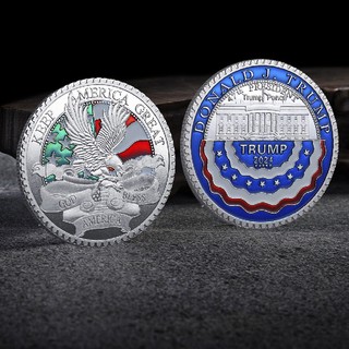 Đồng xu lưu niệm năm 2024 bằng kim loại màu sắc