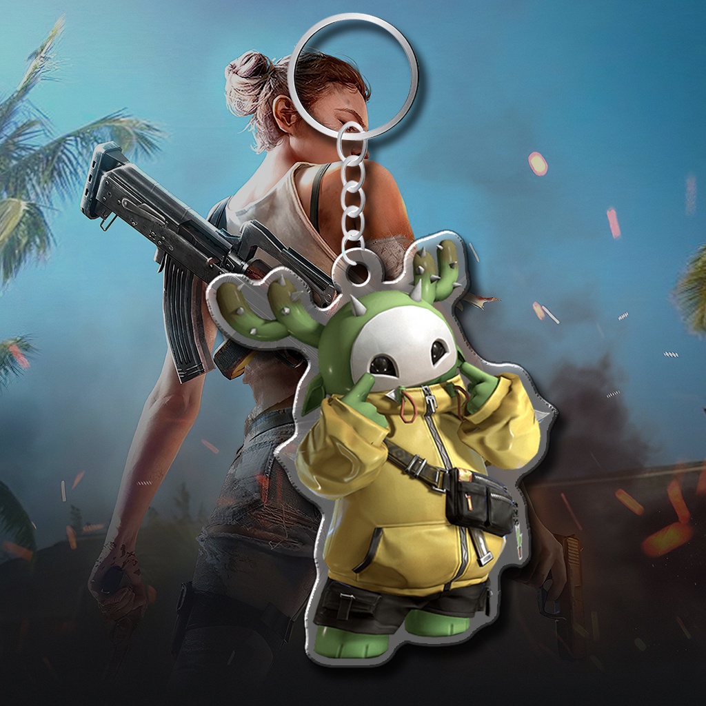Móc Khoá Free Fire Avron Thám Tử Panda Rockie Game FPS Sinh Tồn Chibi Cute Trang Trí Túi Sách, Balo, Cặp Sách