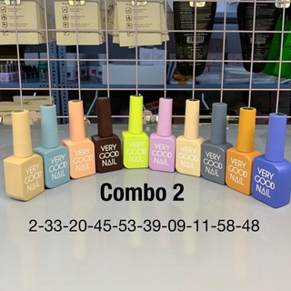 Combo 10 chai Very Good Nail (mix sẵn, không được chọn màu đổi màu ạ)