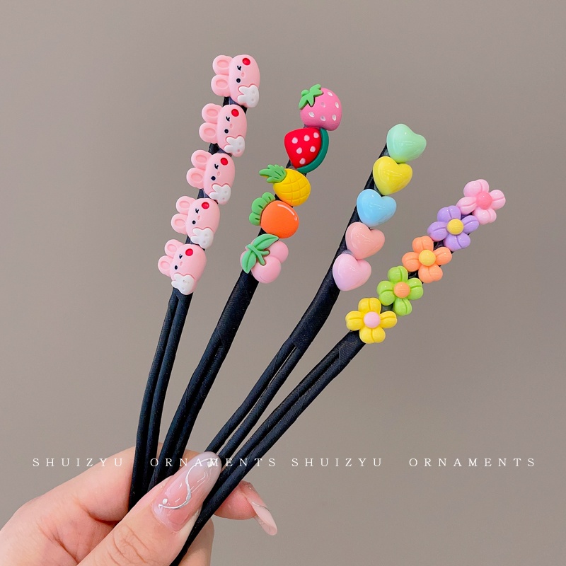 Dụng Cụ Búi Tóc Xoăn Hình Ngôi Sao / Bông Hoa Xinh Xắn Cho Bé