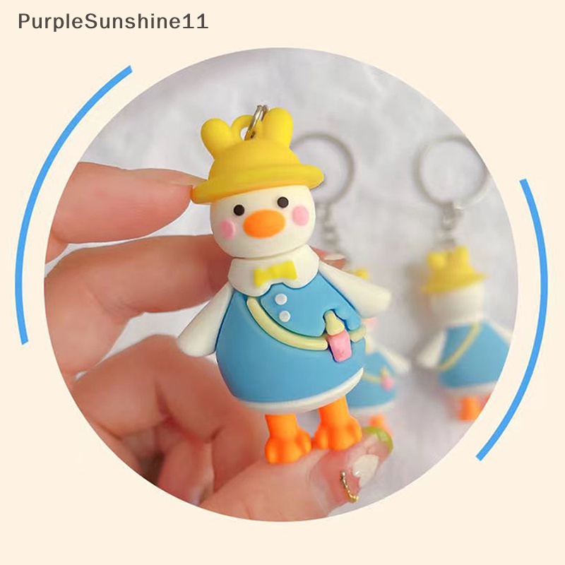 Móc Khóa Cao Su Mềm Hình Vịt Sáng Tạo Dễ Thương Thời Trang Mới Năm 2023 n