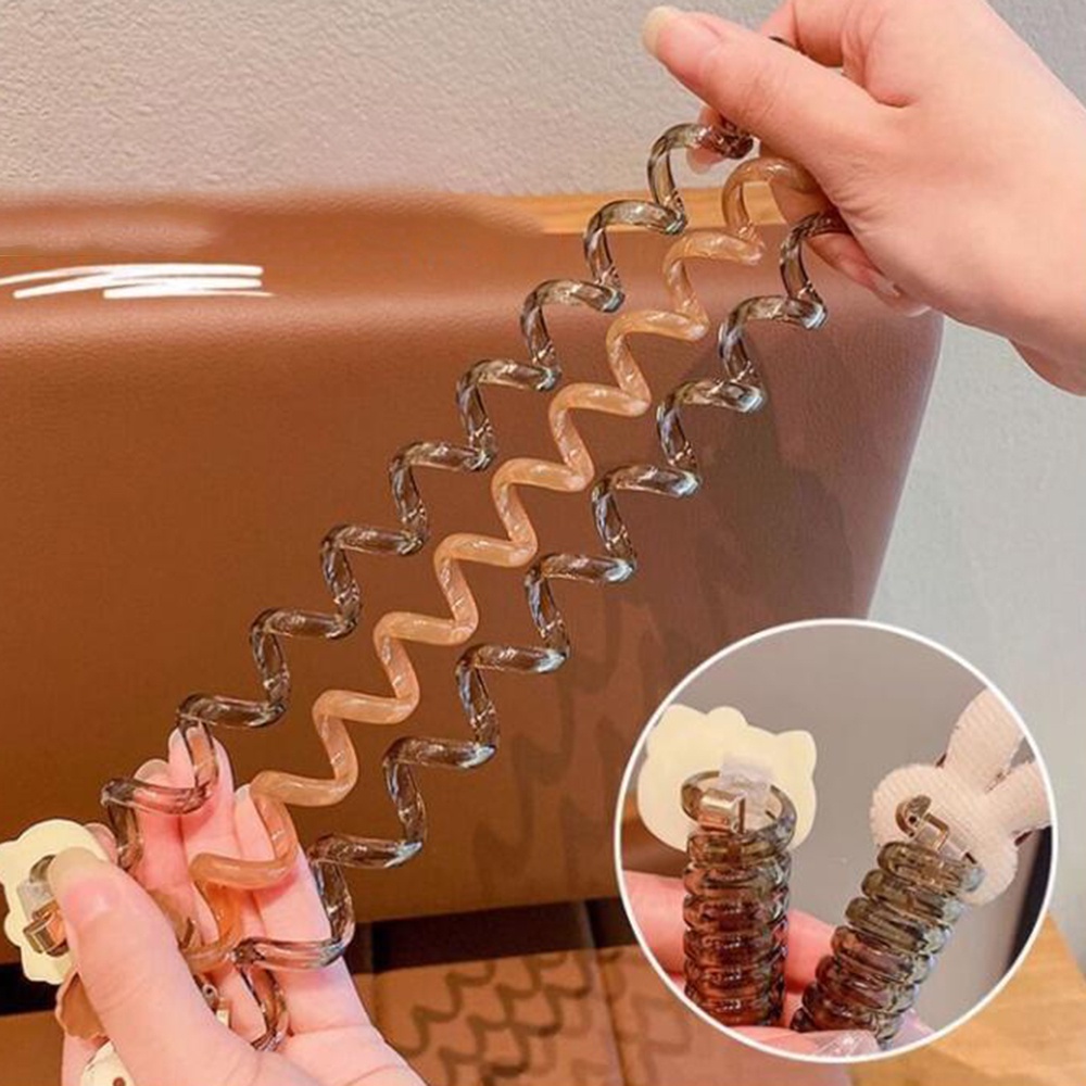 1 Dây Buộc Tóc Lò Xo Co Giãn Không Làm Tổn Thương Tóc Cho Bé Gái