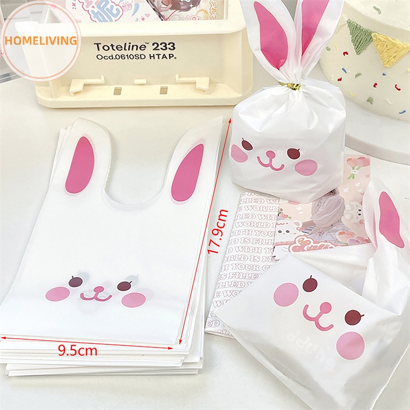 Homeliving Túi Đựng Quà Trang Sức Hình Thỏ Tai Dài Dễ Thương Cho Tiệc Sinh Nhật Đám Cưới vn