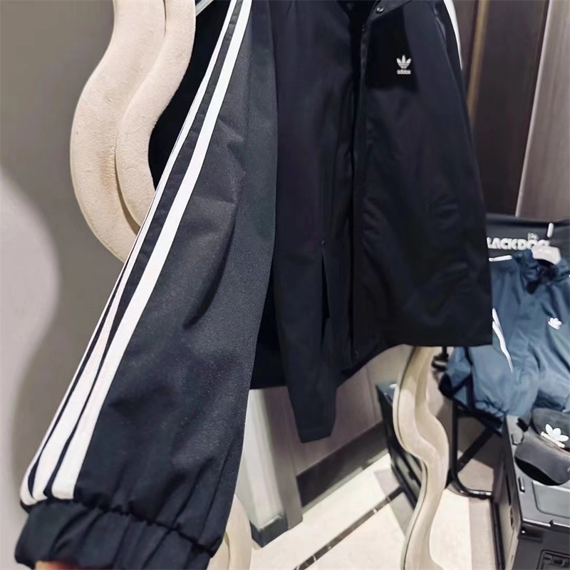 Áo Khoác Gió adidas 100% Chính Hãng Có Nón Tháo Rời Được Thời Trang Cho Nam Và Nữ