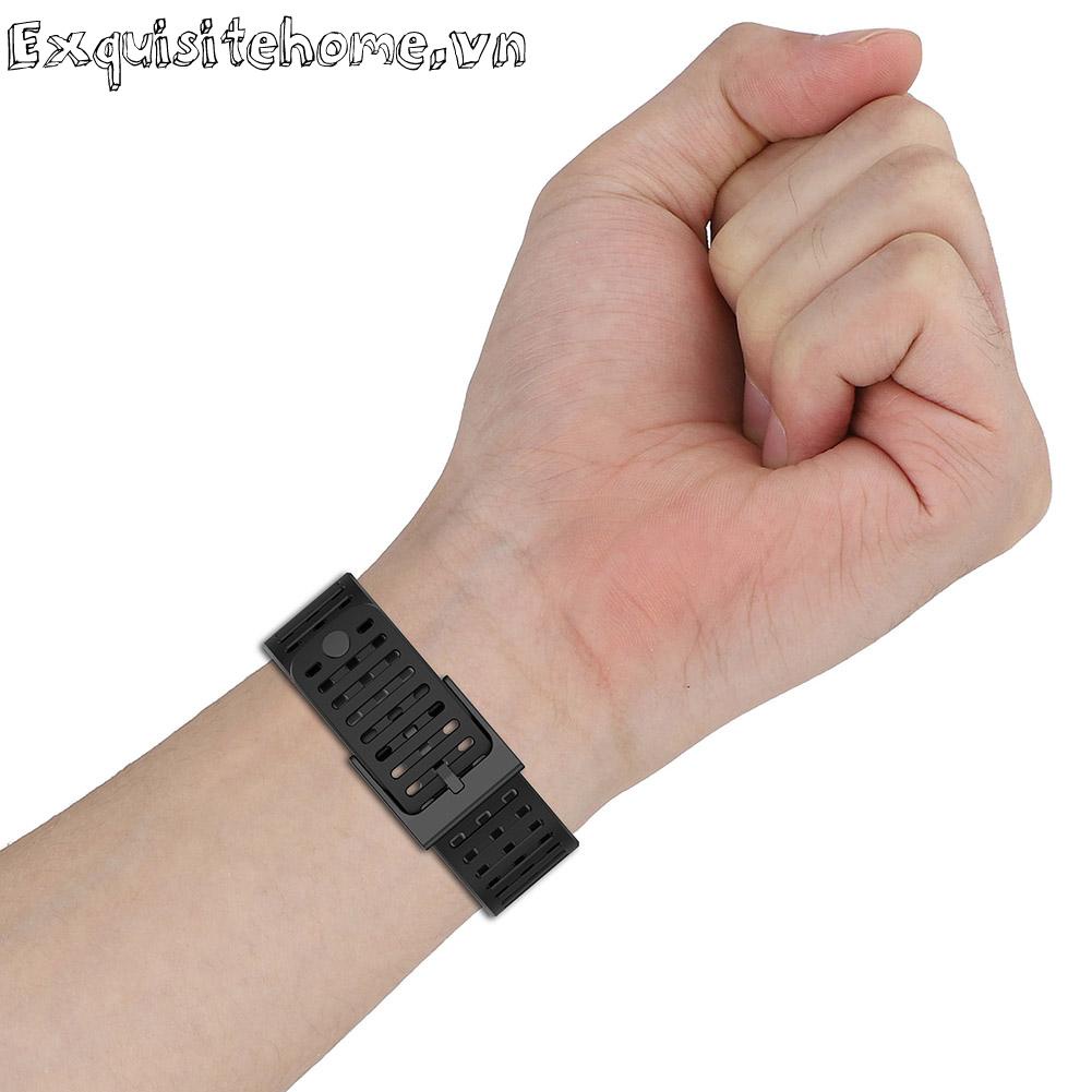 Thông Minh Dây Đeo Thay Thế Chất Liệu Silicon Màu Trơn Cho suunto Dọc / suunto9 peak pro