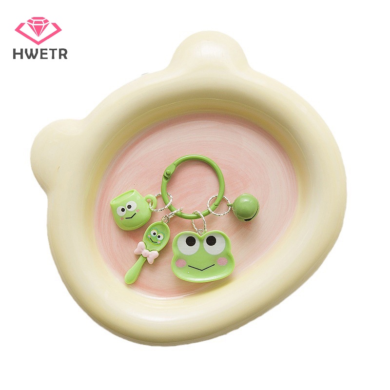 Hwtr sanrio Móc Chìa Khóa Hình Mèo kitty / kuromi melody cinnamoroll / pacha / Ếch Đáng Yêu Mới