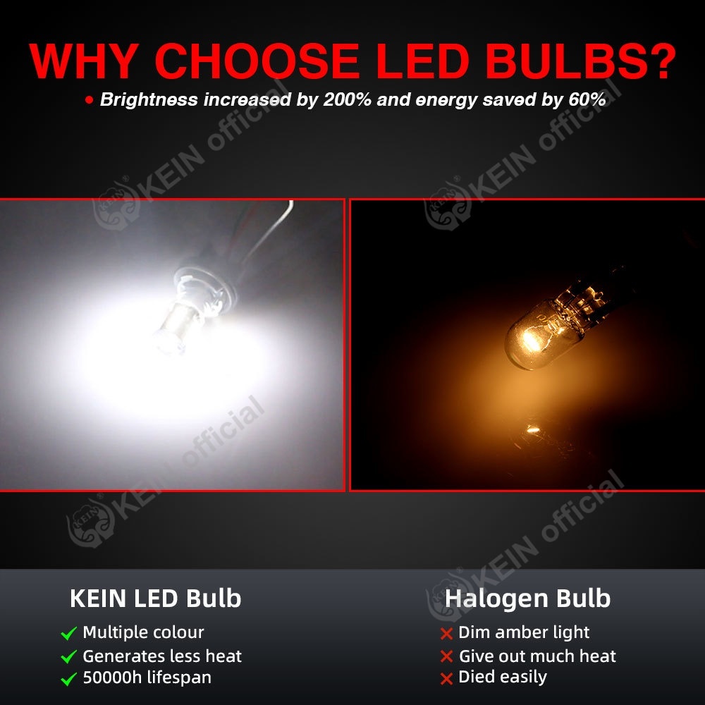 Kein Đèn led Nhiều Màu Sắc 1157 bay15d p21 / 5w dc12v Gắn Đuôi Xe Mô Tô