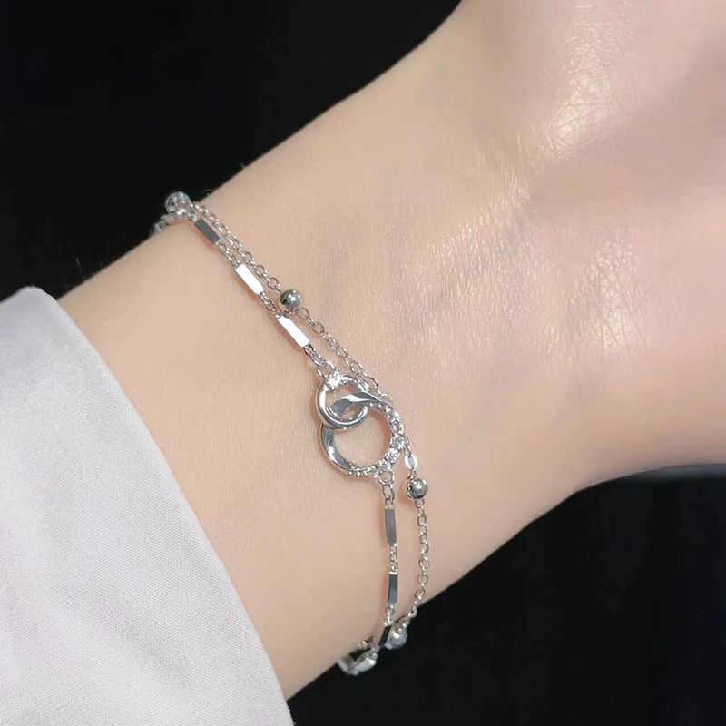 Siêu đẹp đính kim cương vòng đeo tay nữ sinh phong cách vòng đeo tay cá nhân sang trọng tay trang sức