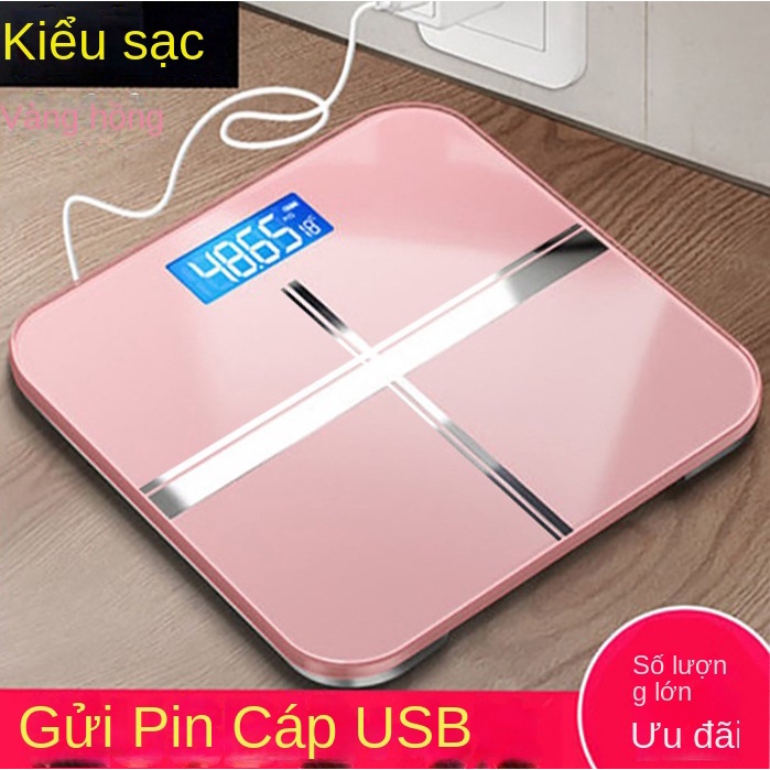 Cân Điện Tử Gia Dụng Có Thể Sạc Lại Bằng Cổng usb logo Chăm Sóc Sức Khỏe