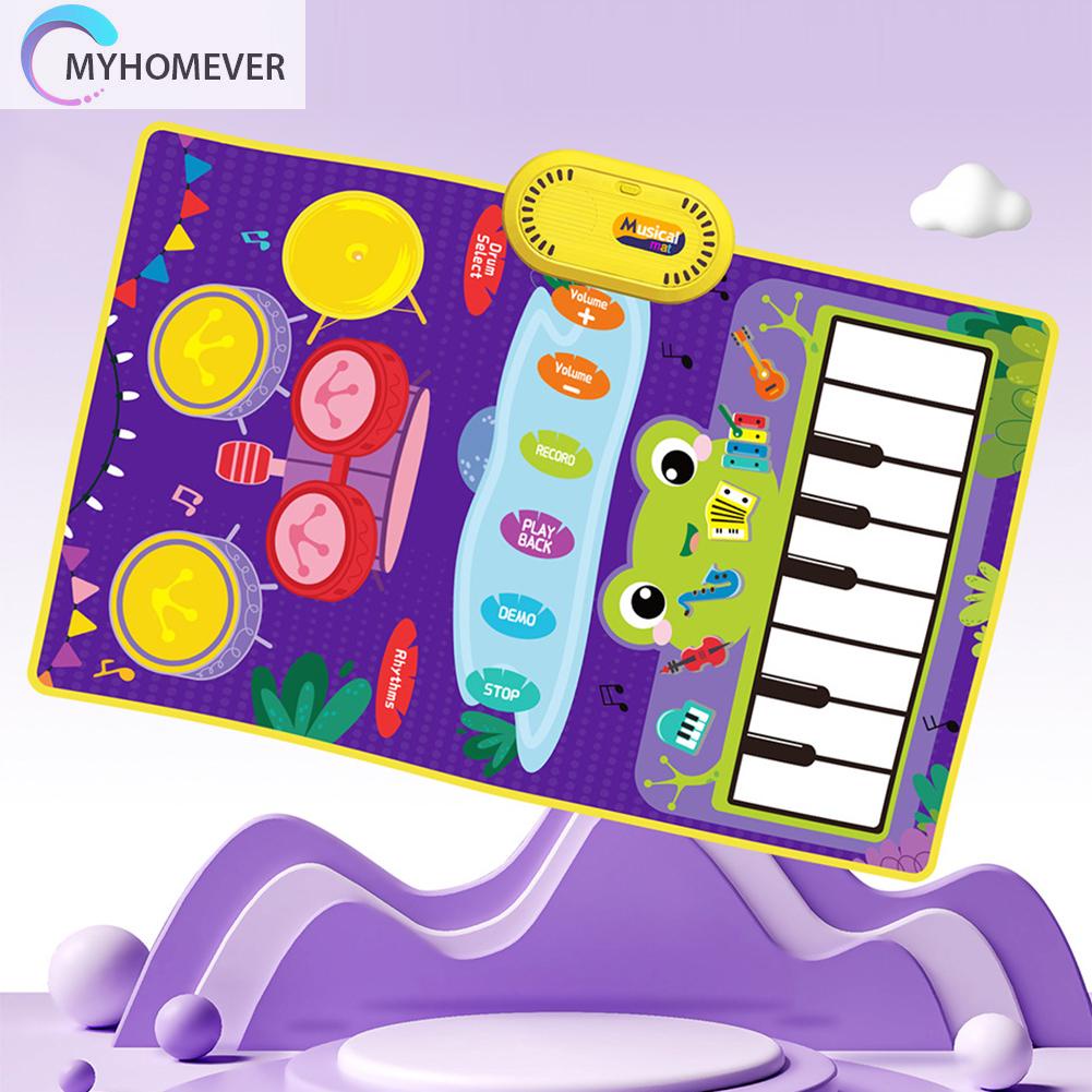 Thảm Nhạc piano Đồ Chơi 2 Trong 1 Cho Bé