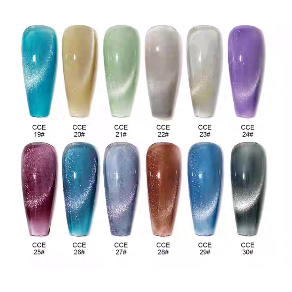 Sơn Gel Mắt Mèo Kim Cương AS CCE Chai Xanh 15ml - manh219