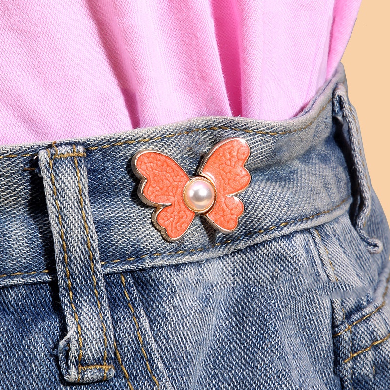 Nút Thắt Eo Bằng Kim Loại Hình Bướm Có Thể Điều Chỉnh Và Tái Sử Dụng