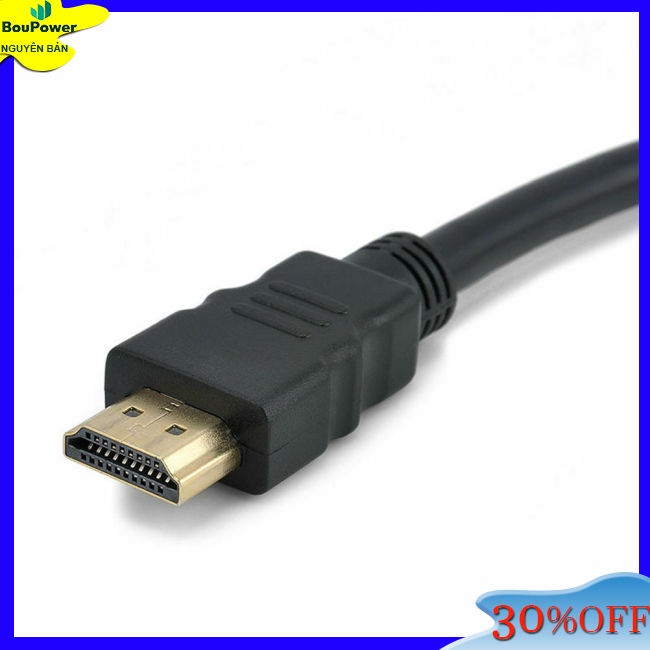 Boupower Dây Cáp Chuyển Đổi hdmi 1080p hdtv 1 input 2 Đầu Ra