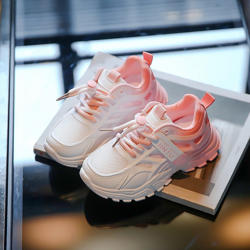 Giày Thể Thao Đế Mềm Phối Lưới Thoáng Khí Thời Trang Mùa Hè 2023 Cho Bé