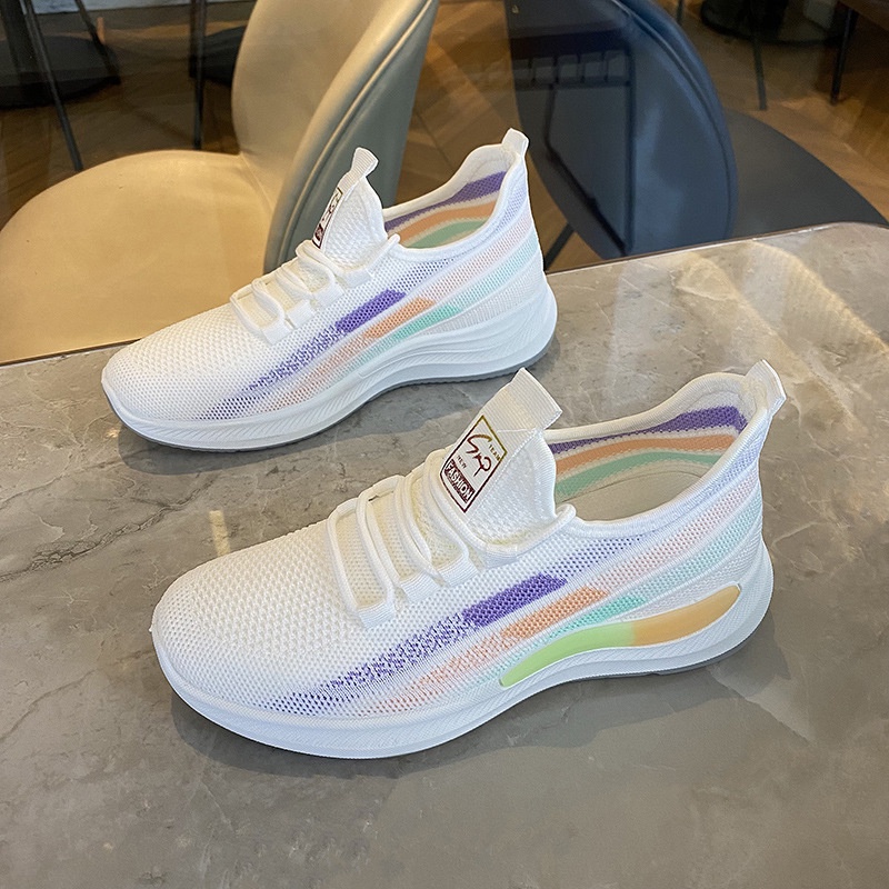 Giày Thể Thao Đế Mềm Nhẹ Thoáng Khí Chống Trượt Dành Cho Nữ